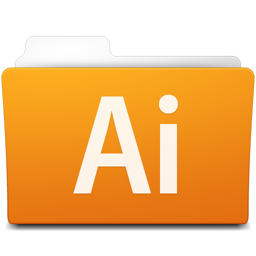 Adobe Illustrator Folder Icon 512x512 png
